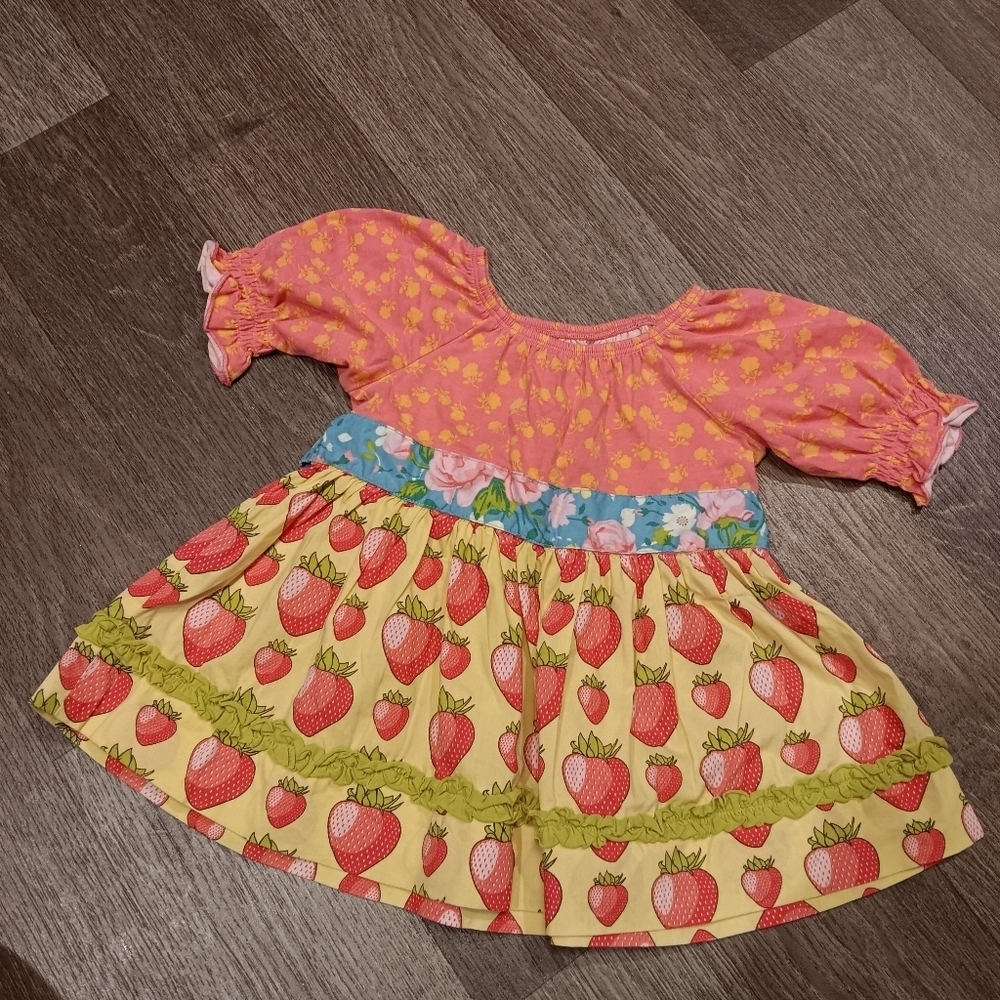 Matilda Jane Pink and Orange Dress